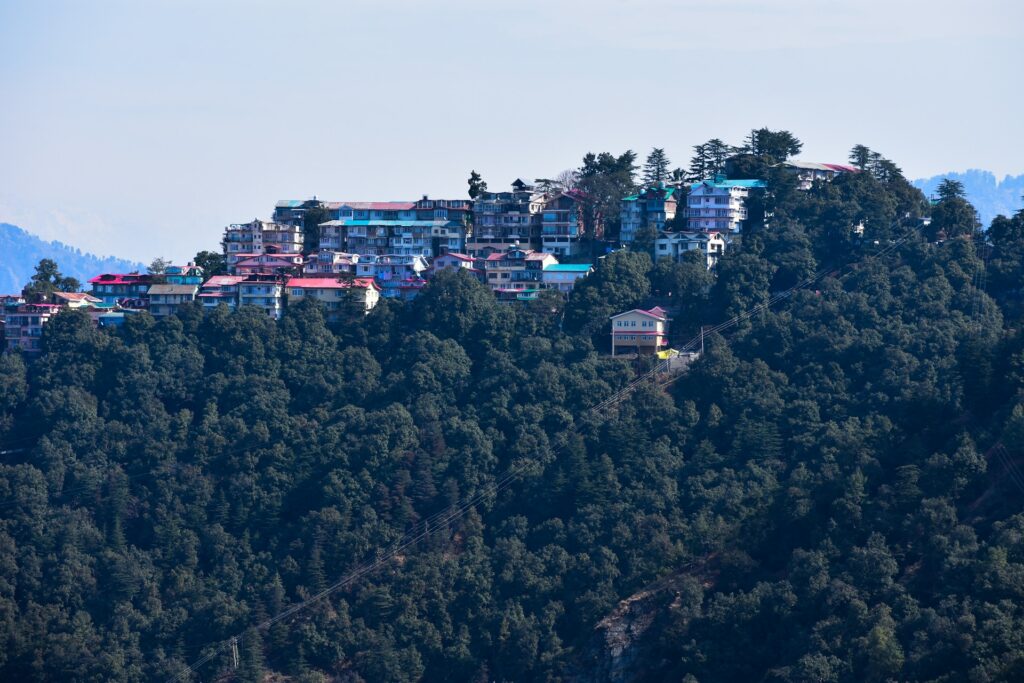 mountain houses in shimla